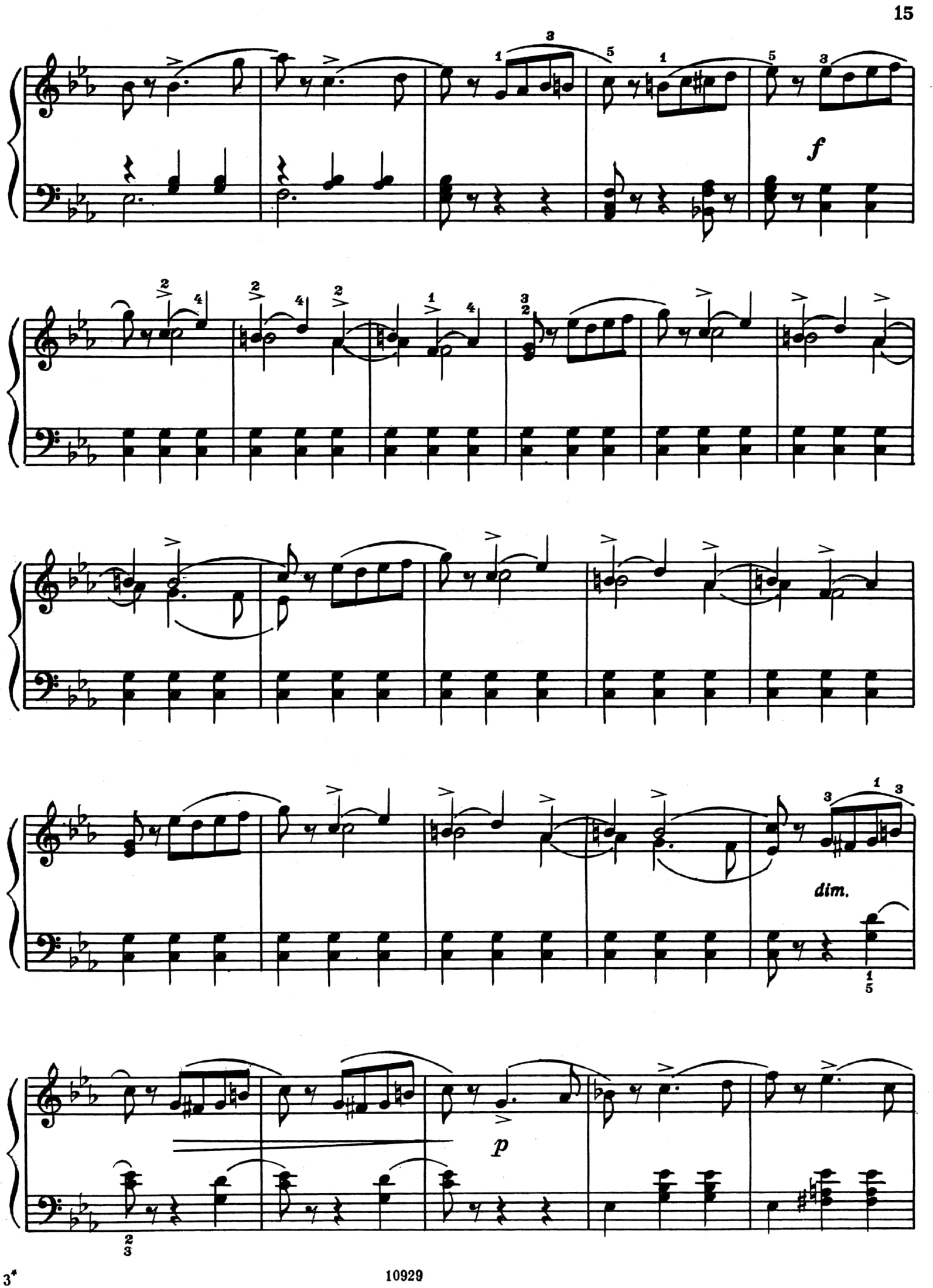無料楽譜 チャイコフスキー ワルツ