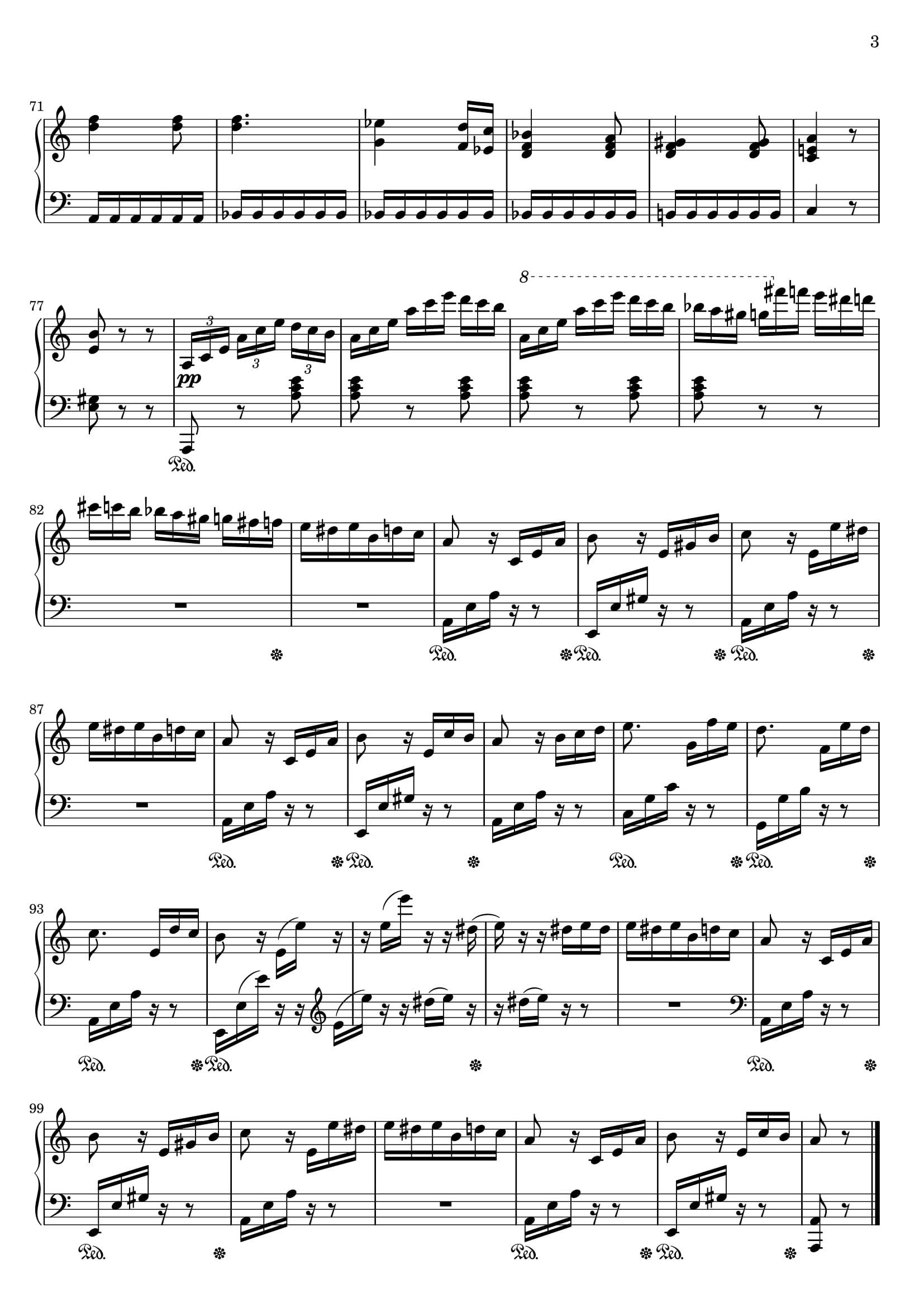 無料楽譜 ベートーヴェン エリーゼのために