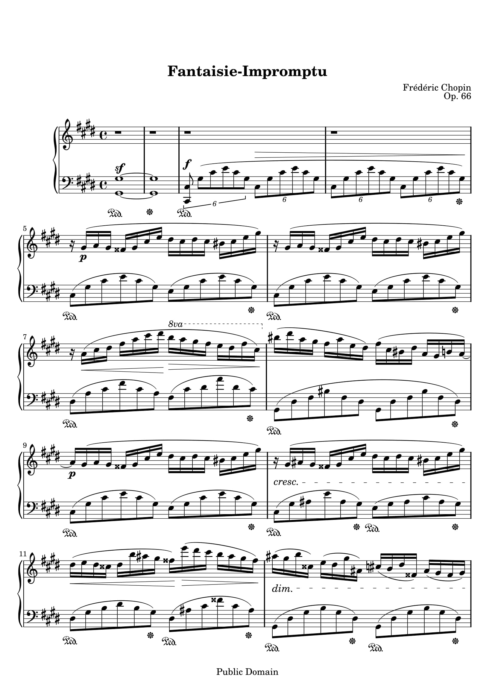 即興 曲 楽譜 幻想 ショパン「幻想即興曲」【解説と名盤、無料楽譜】